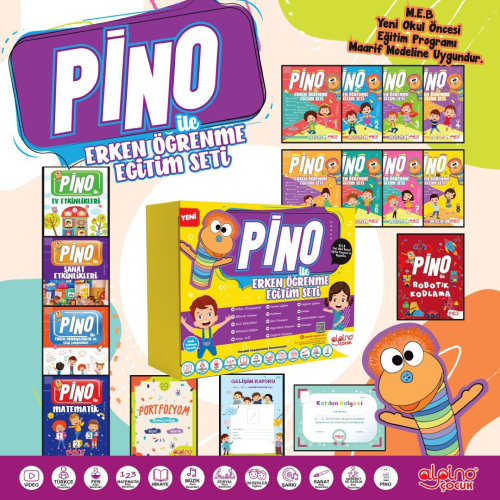 Pino İle Erken Öğrenme Seti 14 Kitap